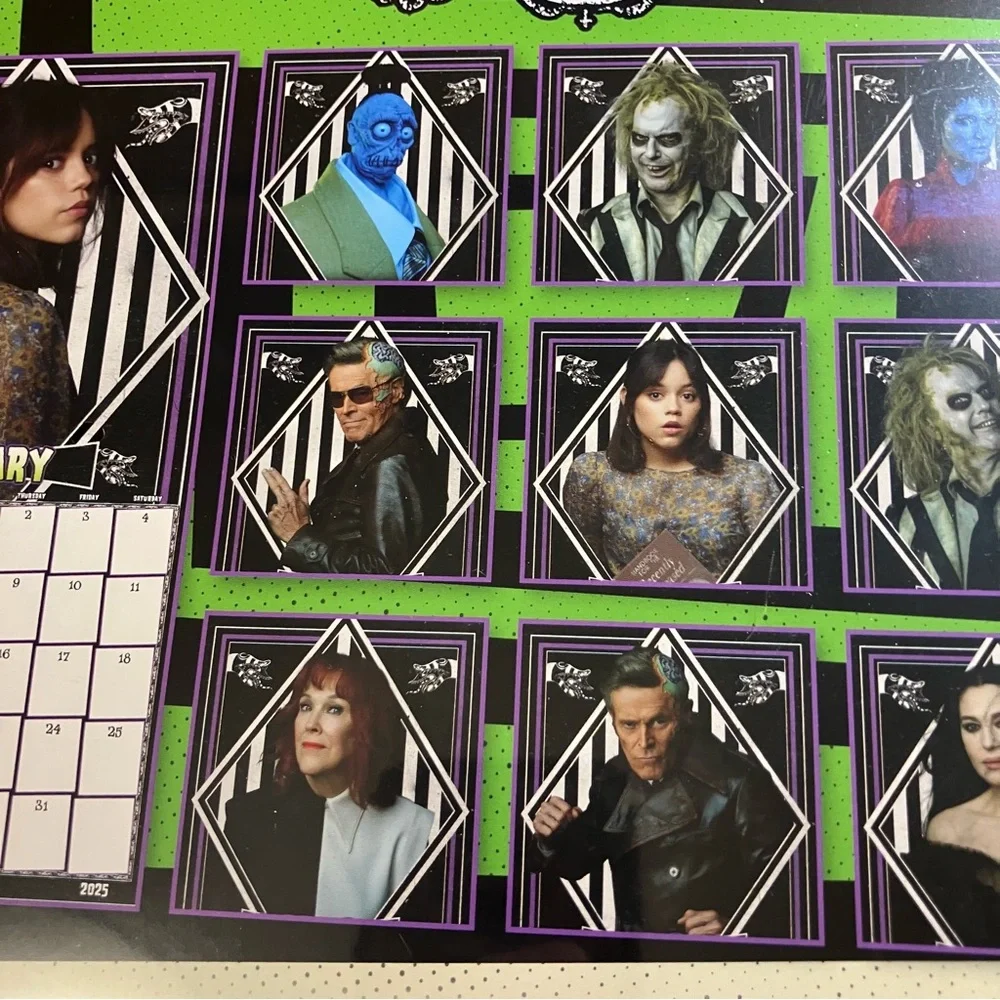 FOR UPCYCLE 2025 Beetlejuice Beetlejuice Calendar